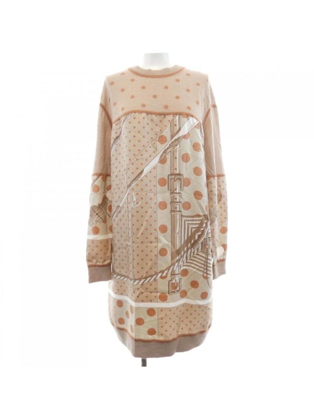 Hermes Clic Clac a Pois Twillaine Dress
